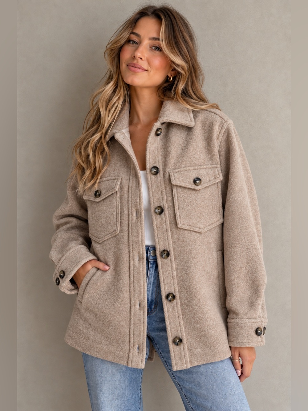 Aritzia Wilfred Free The Ganna Utility Shirt Jacket - Size XS